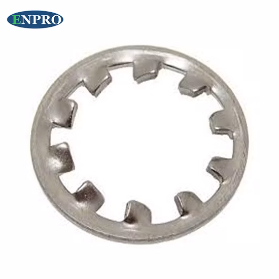 DIN6797 6798 Manufacturer Metal Gasket 304 316L Stainless Steel M4 M8 Locking Internal External Teeth Lock Washer