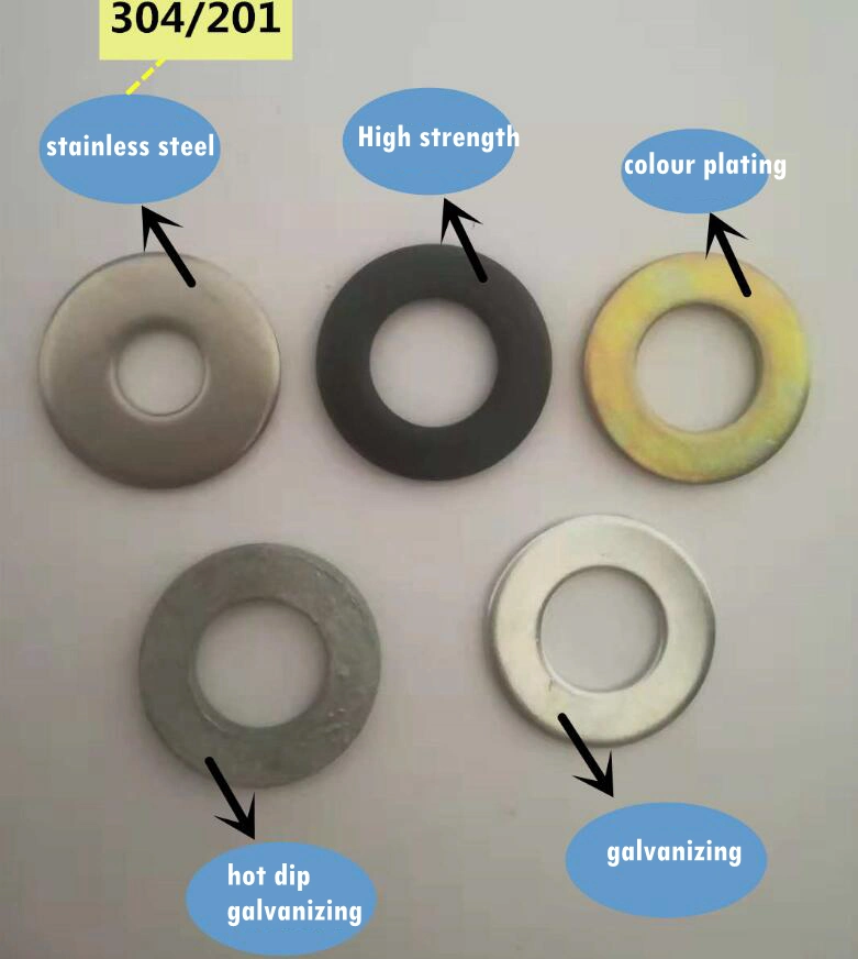 304 Stainless Steel Gasket, Ultra-Thin Flat Washer, Enlarged Washer, DIN125 Metal Screw Thickened Flat Washer, M2-M30 Flat Washer