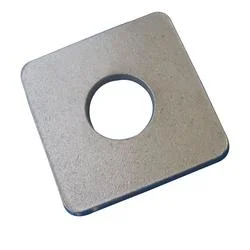 Direct Manufacturer Metal DIN436 304 316 Stainless Steel M6-M20 Square Flat Plate Washer with Round Hole