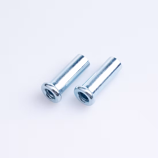 Round Head Semi Hollow Iron Galvanized Rivet