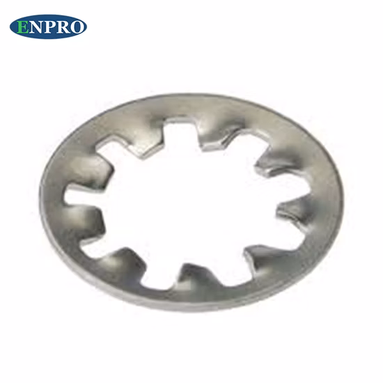 DIN6797 6798 Manufacturer Metal Gasket 304 316L Stainless Steel M4 M8 Locking Internal External Teeth Lock Washer