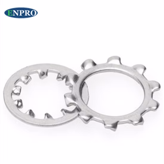 DIN6798 High Pressure Washer Stainless Steel Metal External Serrated Lock Washer